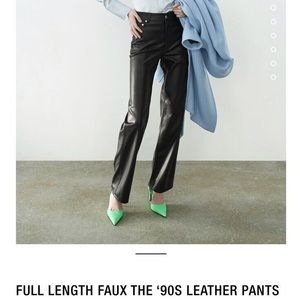 Zara leather pants